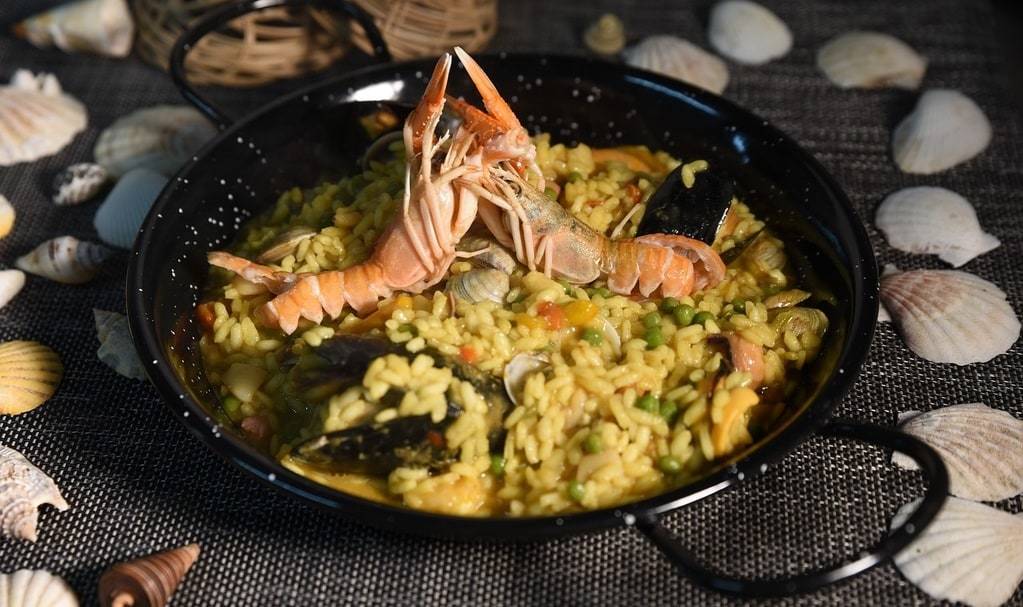 La recette de la paella aux fruits de mer